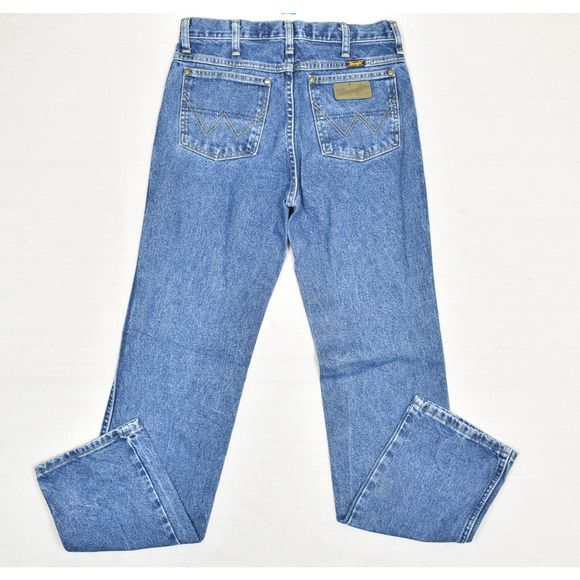 Wrangler Other - Wrangler Men Jeans Straight Cowboy Western Cotton Blue Size 40x34 George Strait